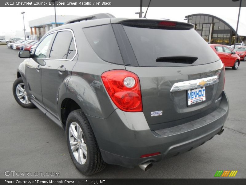 Steel Green Metallic / Jet Black 2013 Chevrolet Equinox LT