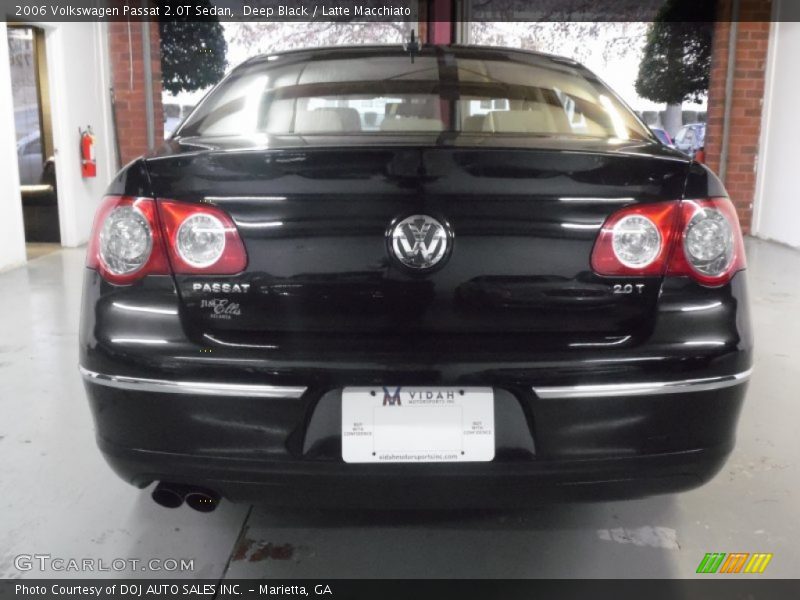Deep Black / Latte Macchiato 2006 Volkswagen Passat 2.0T Sedan