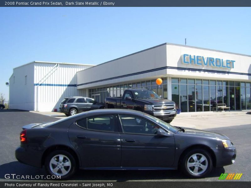 Dark Slate Metallic / Ebony 2008 Pontiac Grand Prix Sedan