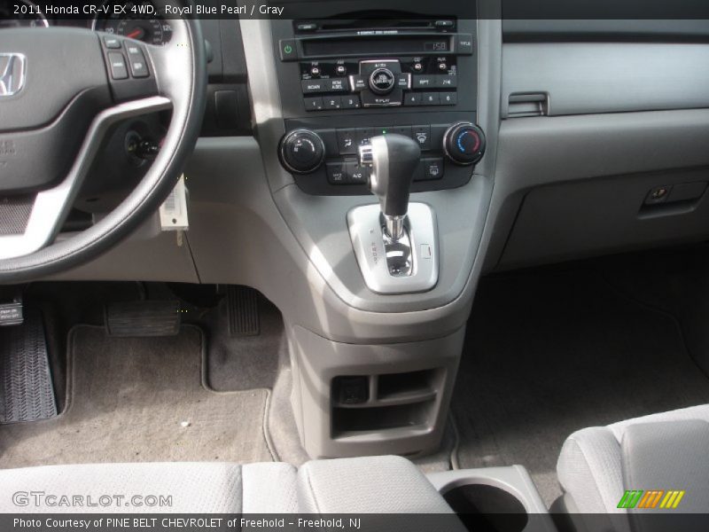 Royal Blue Pearl / Gray 2011 Honda CR-V EX 4WD