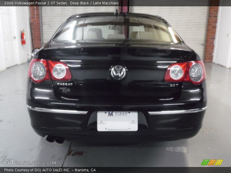 Deep Black / Latte Macchiato 2006 Volkswagen Passat 2.0T Sedan