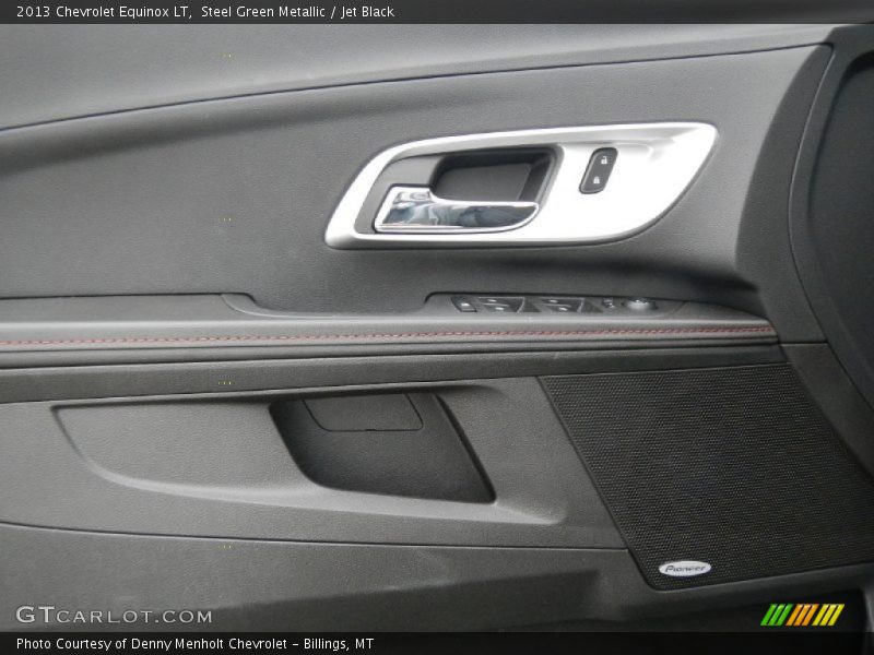 Steel Green Metallic / Jet Black 2013 Chevrolet Equinox LT