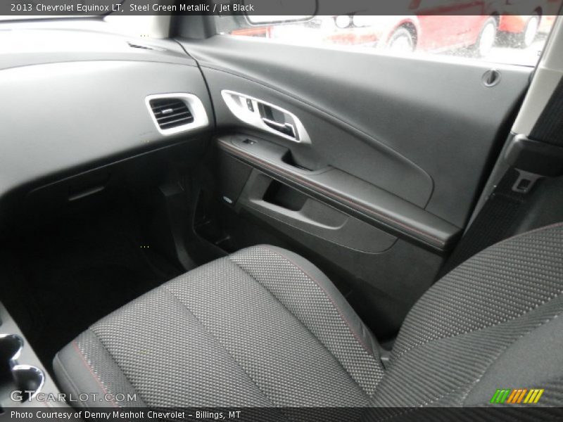 Steel Green Metallic / Jet Black 2013 Chevrolet Equinox LT