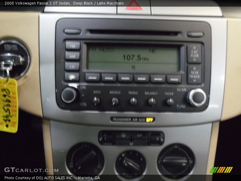 Deep Black / Latte Macchiato 2006 Volkswagen Passat 2.0T Sedan