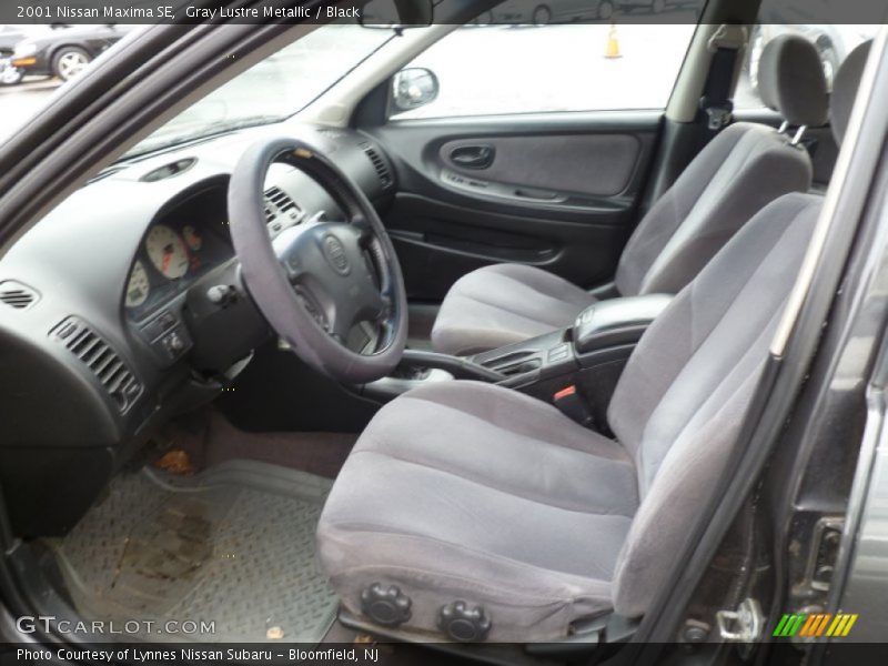 Gray Lustre Metallic / Black 2001 Nissan Maxima SE