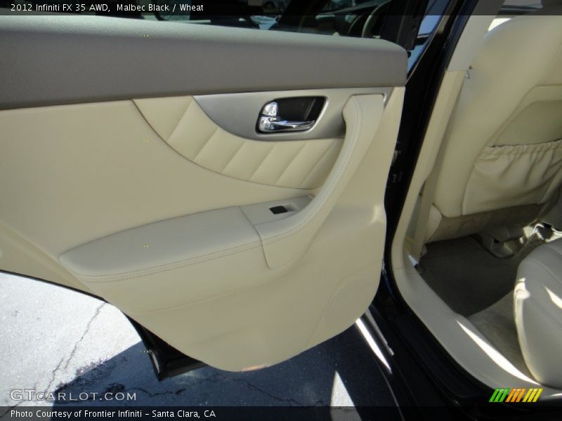 Malbec Black / Wheat 2012 Infiniti FX 35 AWD