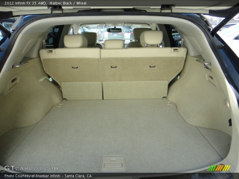 Malbec Black / Wheat 2012 Infiniti FX 35 AWD
