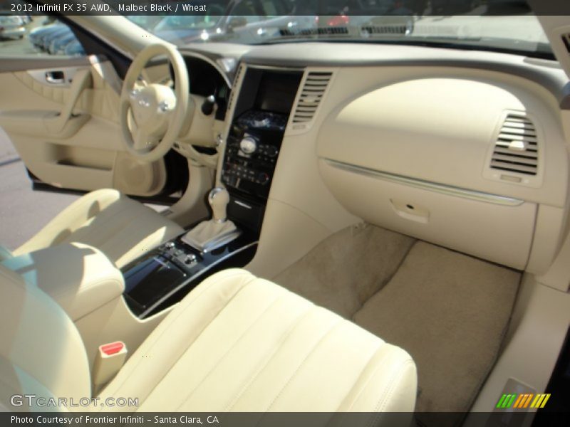 Malbec Black / Wheat 2012 Infiniti FX 35 AWD