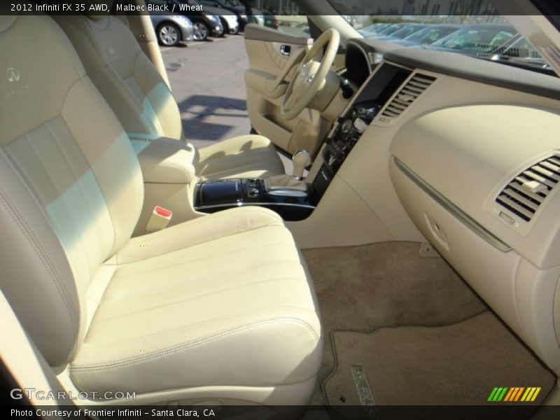 Malbec Black / Wheat 2012 Infiniti FX 35 AWD