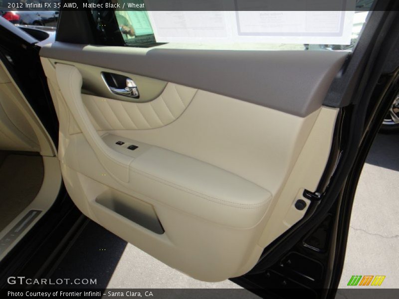 Malbec Black / Wheat 2012 Infiniti FX 35 AWD