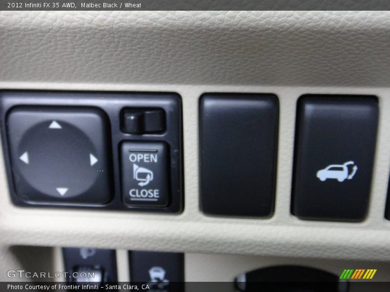 Malbec Black / Wheat 2012 Infiniti FX 35 AWD