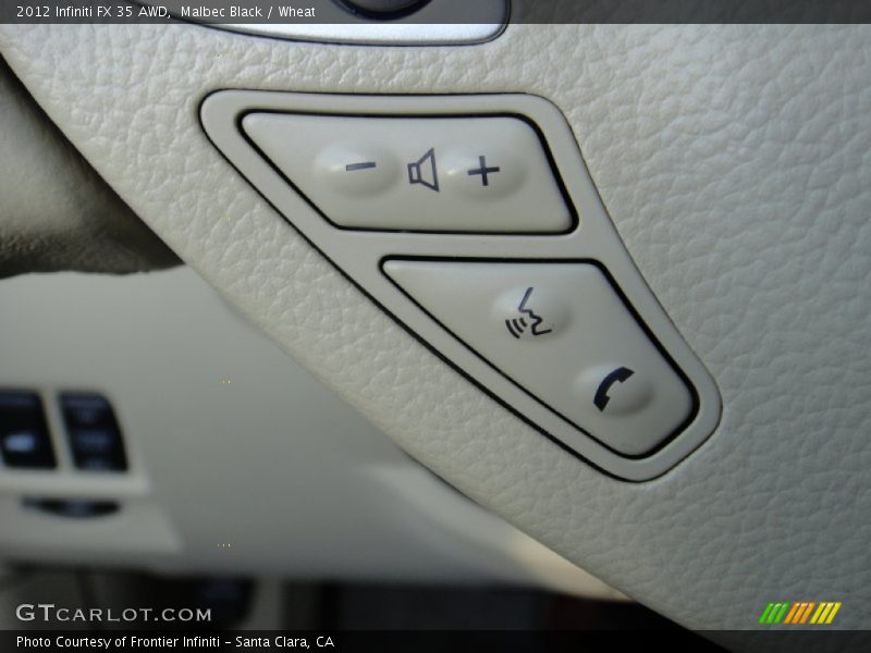 Controls of 2012 FX 35 AWD