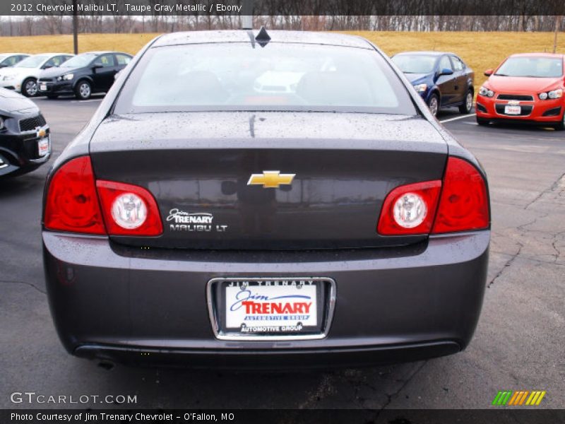 Taupe Gray Metallic / Ebony 2012 Chevrolet Malibu LT