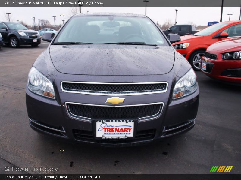 Taupe Gray Metallic / Ebony 2012 Chevrolet Malibu LT