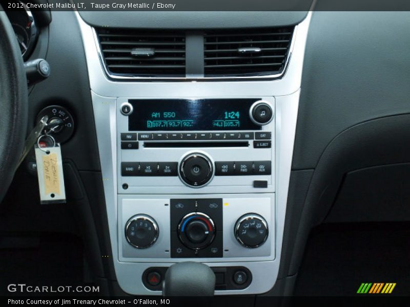 Taupe Gray Metallic / Ebony 2012 Chevrolet Malibu LT