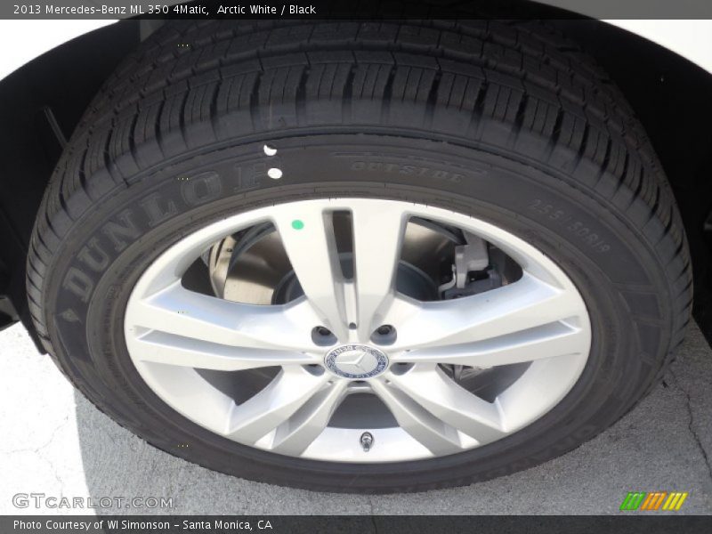 Arctic White / Black 2013 Mercedes-Benz ML 350 4Matic