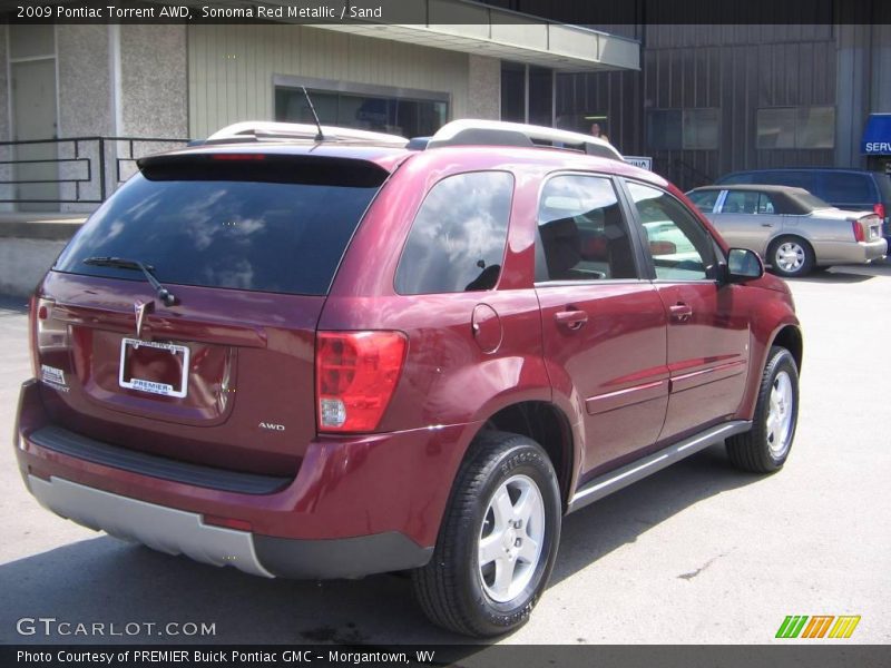 Sonoma Red Metallic / Sand 2009 Pontiac Torrent AWD