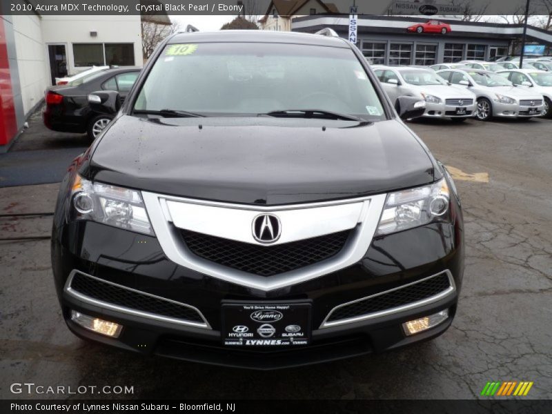 Crystal Black Pearl / Ebony 2010 Acura MDX Technology