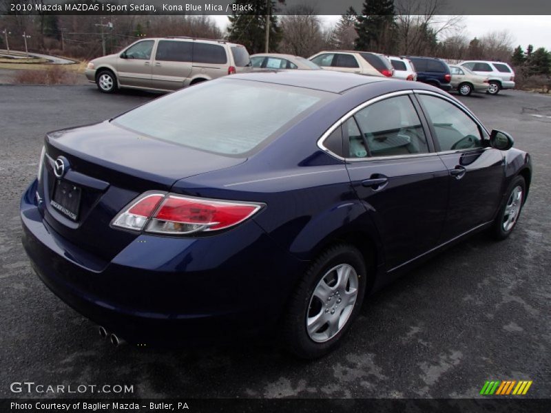 Kona Blue Mica / Black 2010 Mazda MAZDA6 i Sport Sedan
