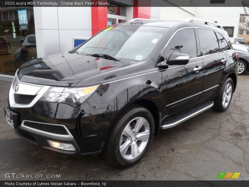 Crystal Black Pearl / Ebony 2010 Acura MDX Technology