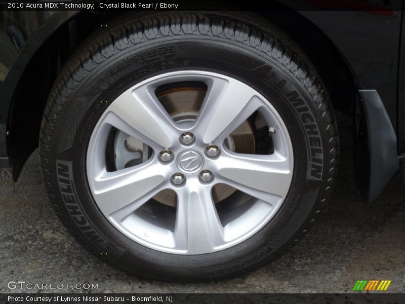 Crystal Black Pearl / Ebony 2010 Acura MDX Technology