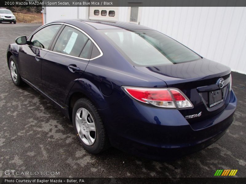 Kona Blue Mica / Black 2010 Mazda MAZDA6 i Sport Sedan