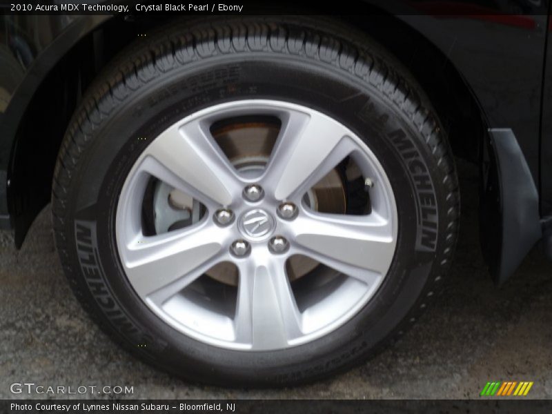 Crystal Black Pearl / Ebony 2010 Acura MDX Technology