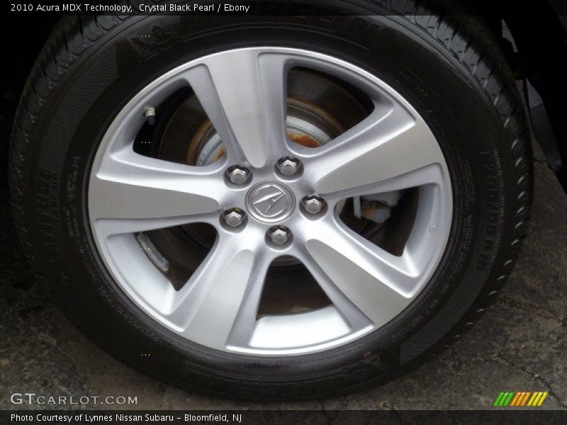 Crystal Black Pearl / Ebony 2010 Acura MDX Technology
