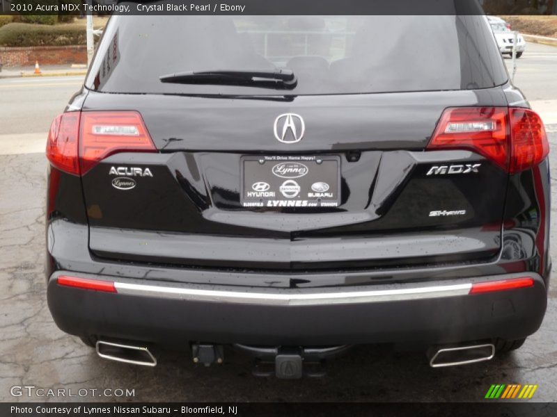 Crystal Black Pearl / Ebony 2010 Acura MDX Technology