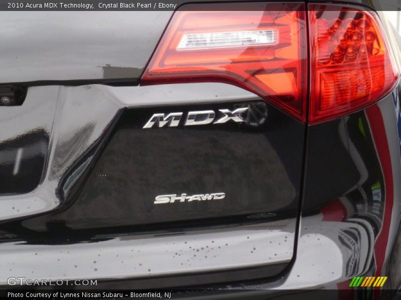 Crystal Black Pearl / Ebony 2010 Acura MDX Technology