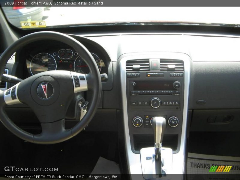 Sonoma Red Metallic / Sand 2009 Pontiac Torrent AWD