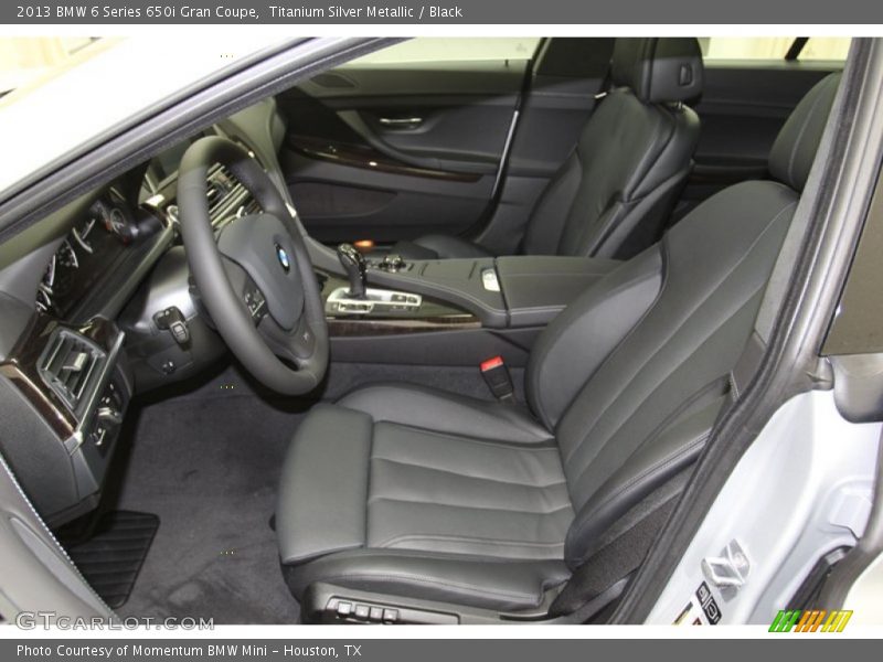  2013 6 Series 650i Gran Coupe Black Interior