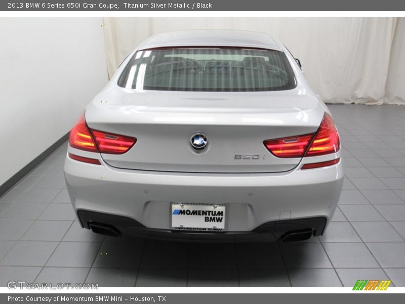 Titanium Silver Metallic / Black 2013 BMW 6 Series 650i Gran Coupe