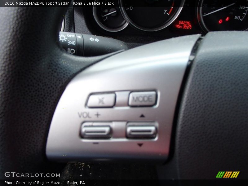 Kona Blue Mica / Black 2010 Mazda MAZDA6 i Sport Sedan