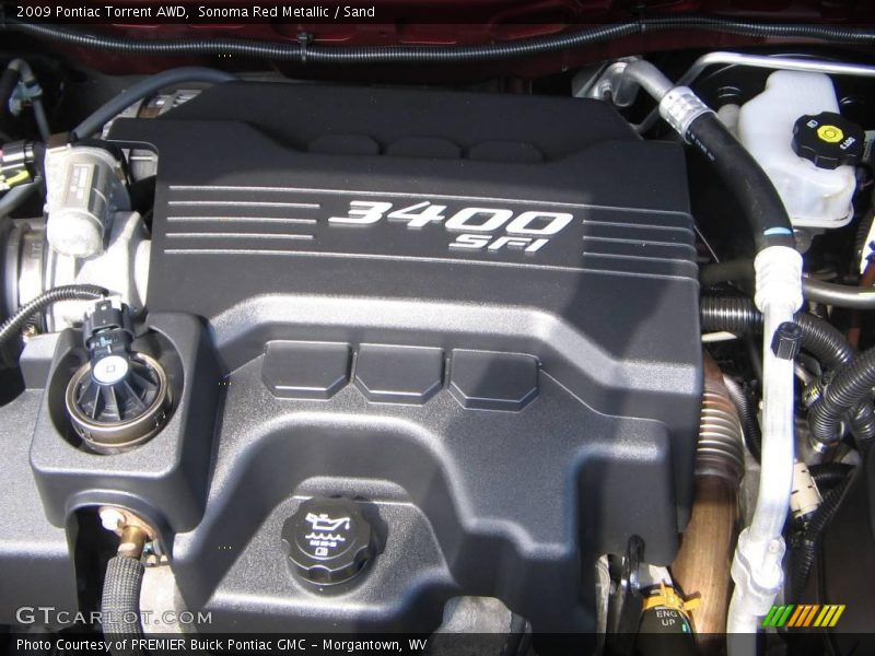 Sonoma Red Metallic / Sand 2009 Pontiac Torrent AWD