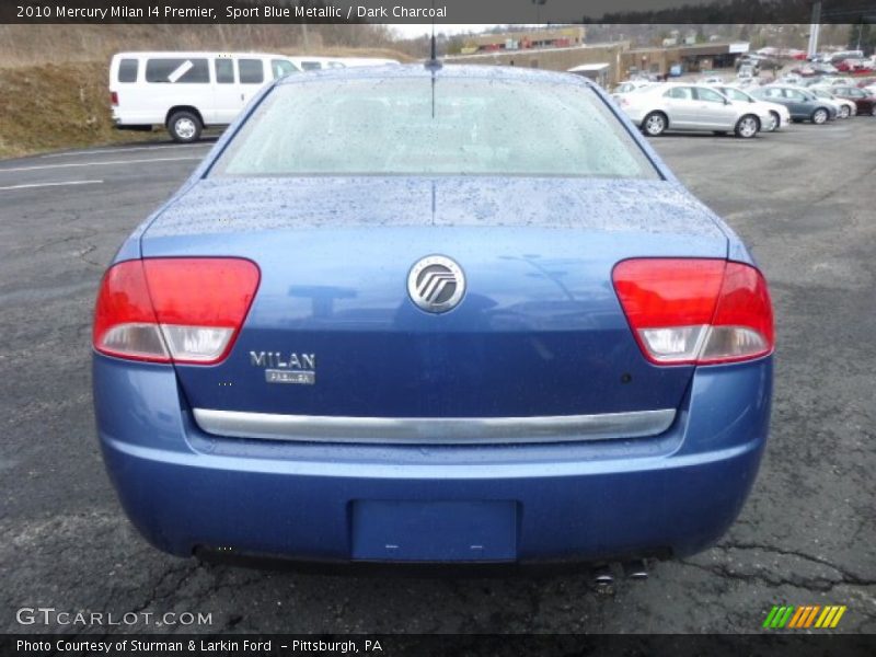 Sport Blue Metallic / Dark Charcoal 2010 Mercury Milan I4 Premier