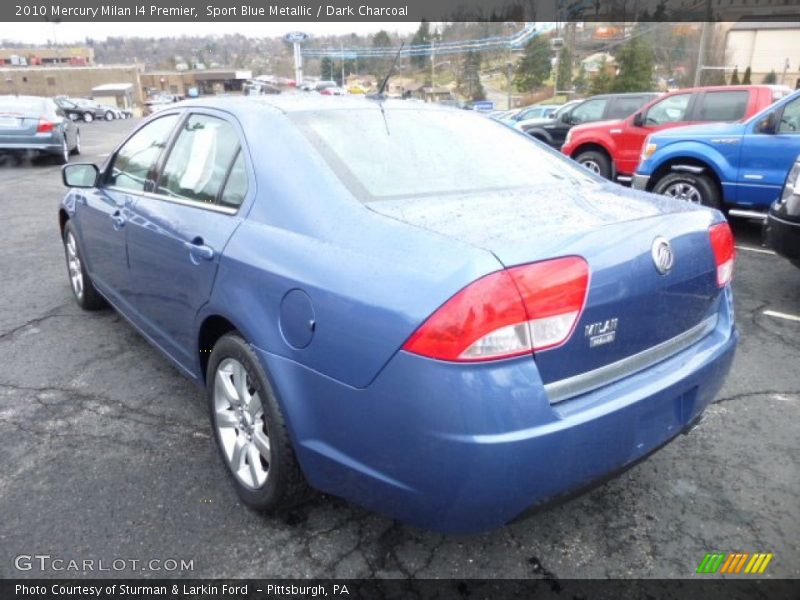 Sport Blue Metallic / Dark Charcoal 2010 Mercury Milan I4 Premier