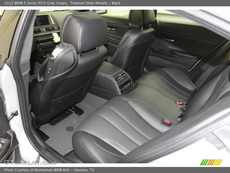 Rear Seat of 2013 6 Series 650i Gran Coupe