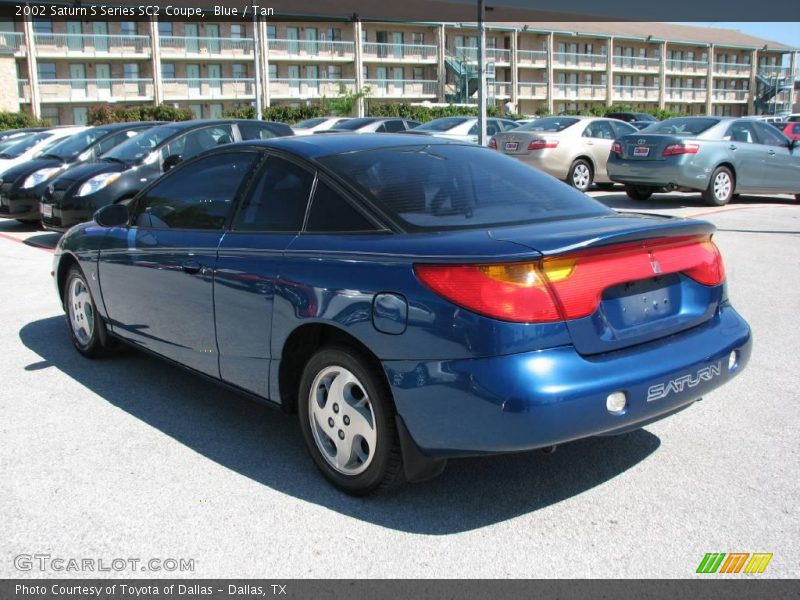Blue / Tan 2002 Saturn S Series SC2 Coupe