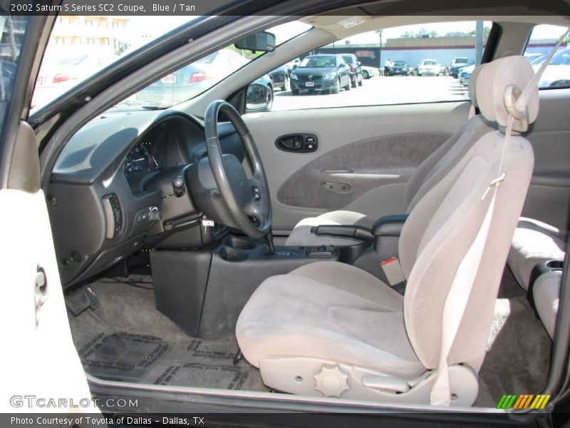 Blue / Tan 2002 Saturn S Series SC2 Coupe