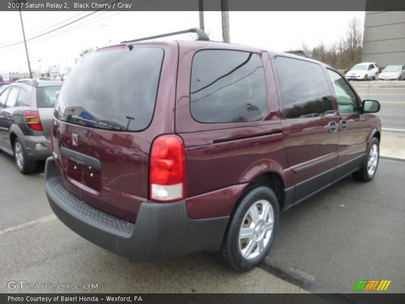 Black Cherry / Gray 2007 Saturn Relay 2