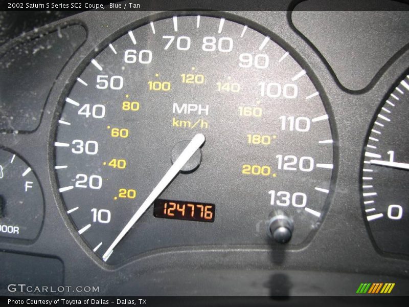 Blue / Tan 2002 Saturn S Series SC2 Coupe