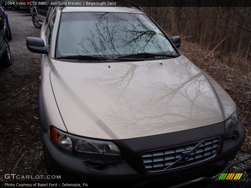 Ash Gold Metallic / Beige/Light Sand 2004 Volvo XC70 AWD