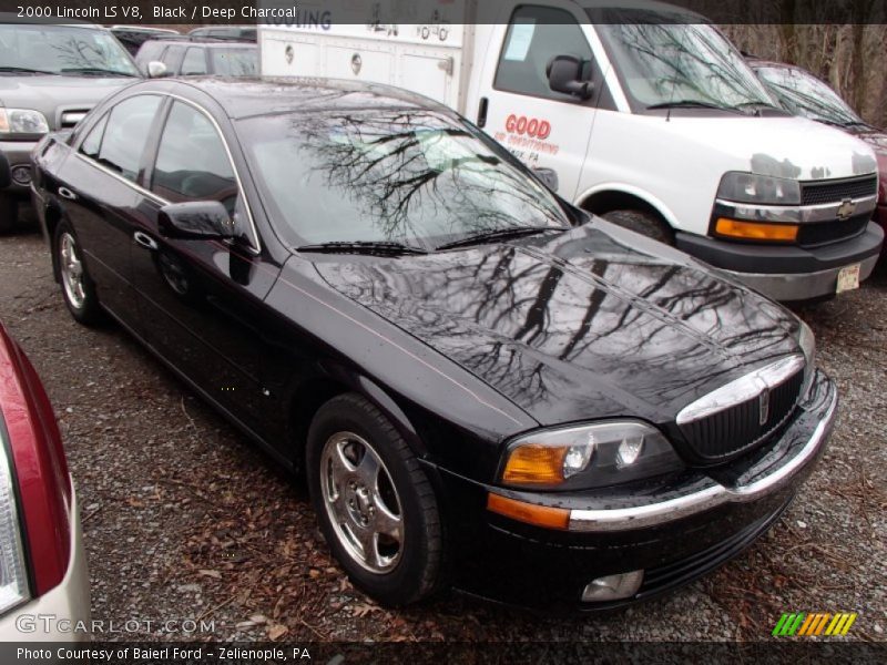 Black / Deep Charcoal 2000 Lincoln LS V8