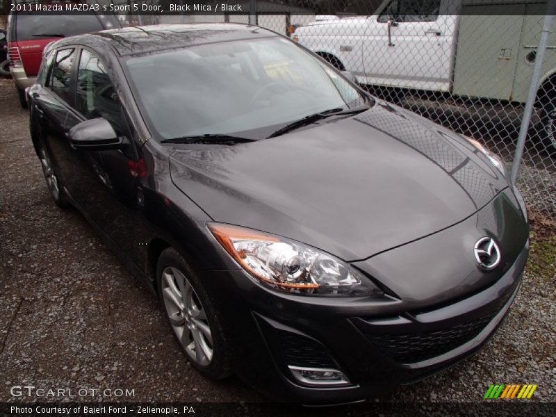 Black Mica / Black 2011 Mazda MAZDA3 s Sport 5 Door