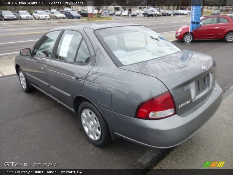 Granite Gray / Stone 2001 Nissan Sentra GXE