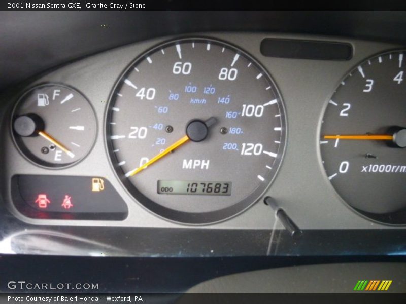 Granite Gray / Stone 2001 Nissan Sentra GXE