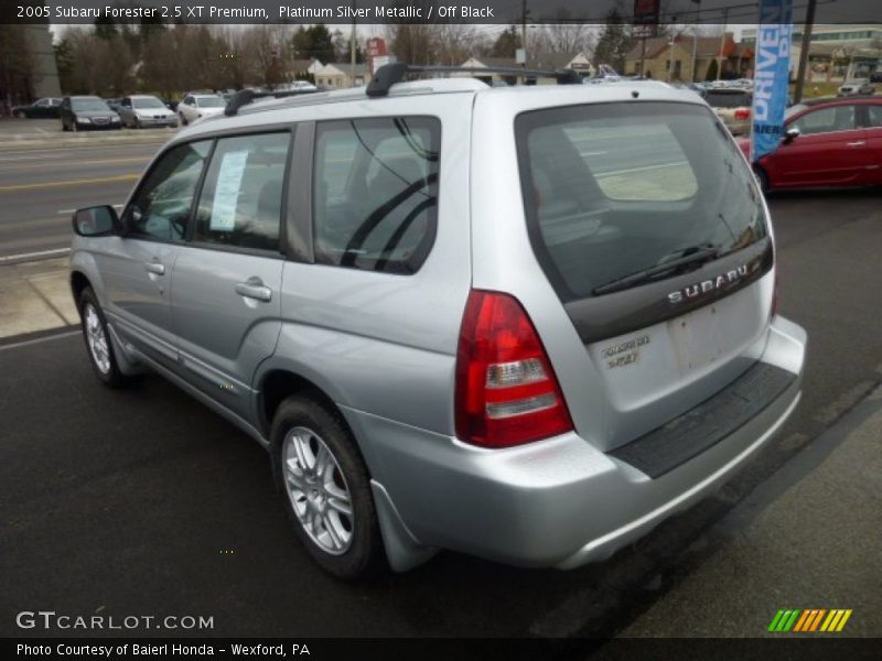 Platinum Silver Metallic / Off Black 2005 Subaru Forester 2.5 XT Premium