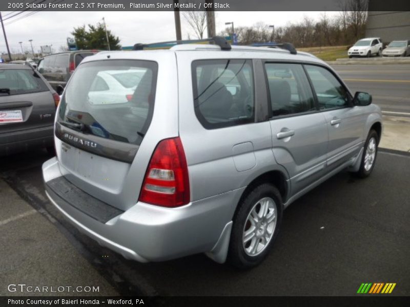 Platinum Silver Metallic / Off Black 2005 Subaru Forester 2.5 XT Premium