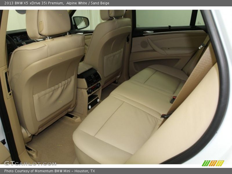 Rear Seat of 2013 X5 xDrive 35i Premium